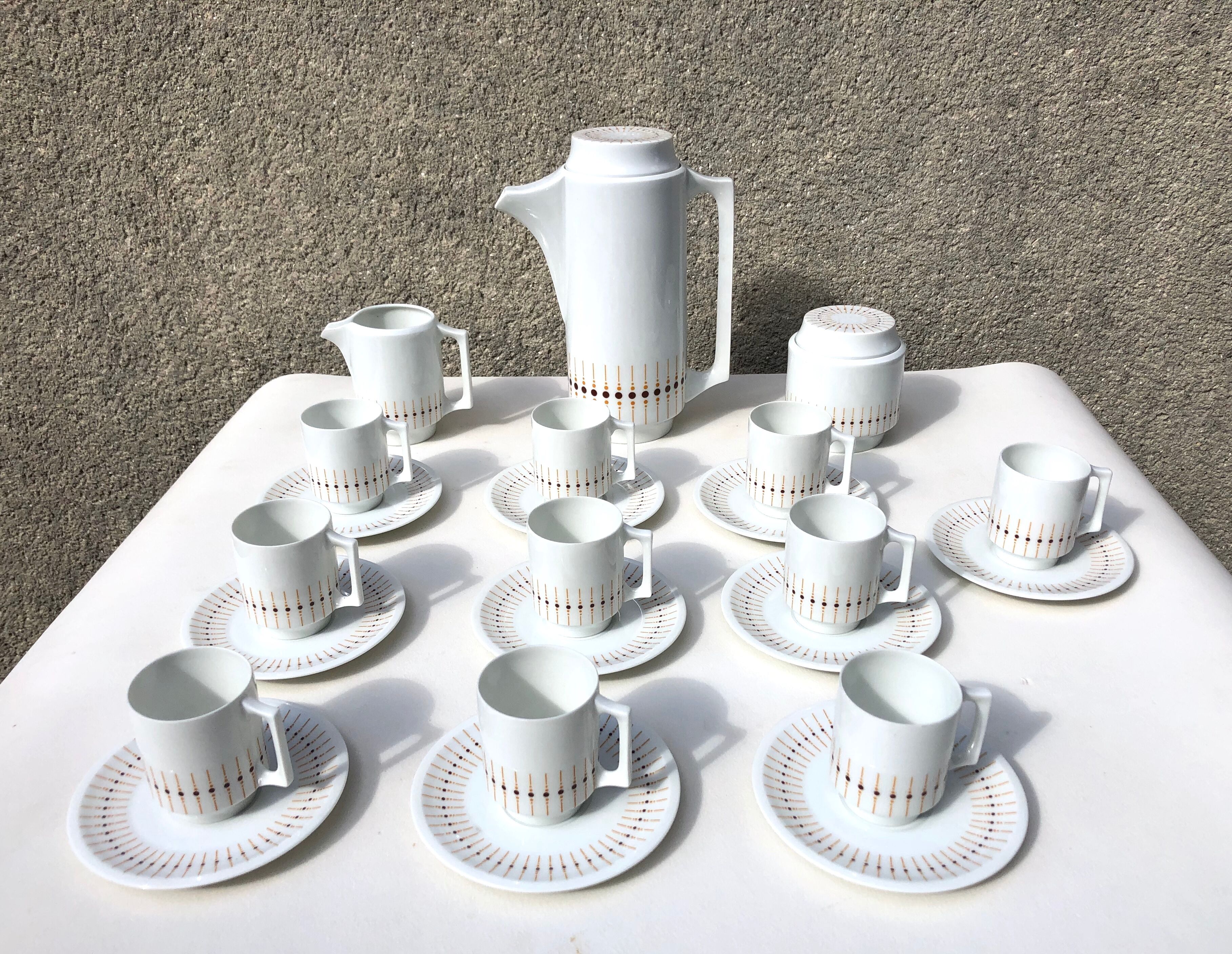 SERVICE DE TABLE porcelaine Jammet Seignolles EUR 130,00 - PicClick FR