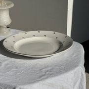 Plat circulaire modèle Nico doré Digoin Sarreguemines D30,5