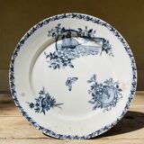 Assiette plate ancienne