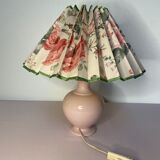 Flowery lampshade pleated
