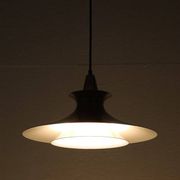 Mid-century pendant lamp / copper / aluminium / Danish modern design / 1960s / 1970s
