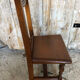 Ancienne chaise lorraine bébé enfant bois brut vintage