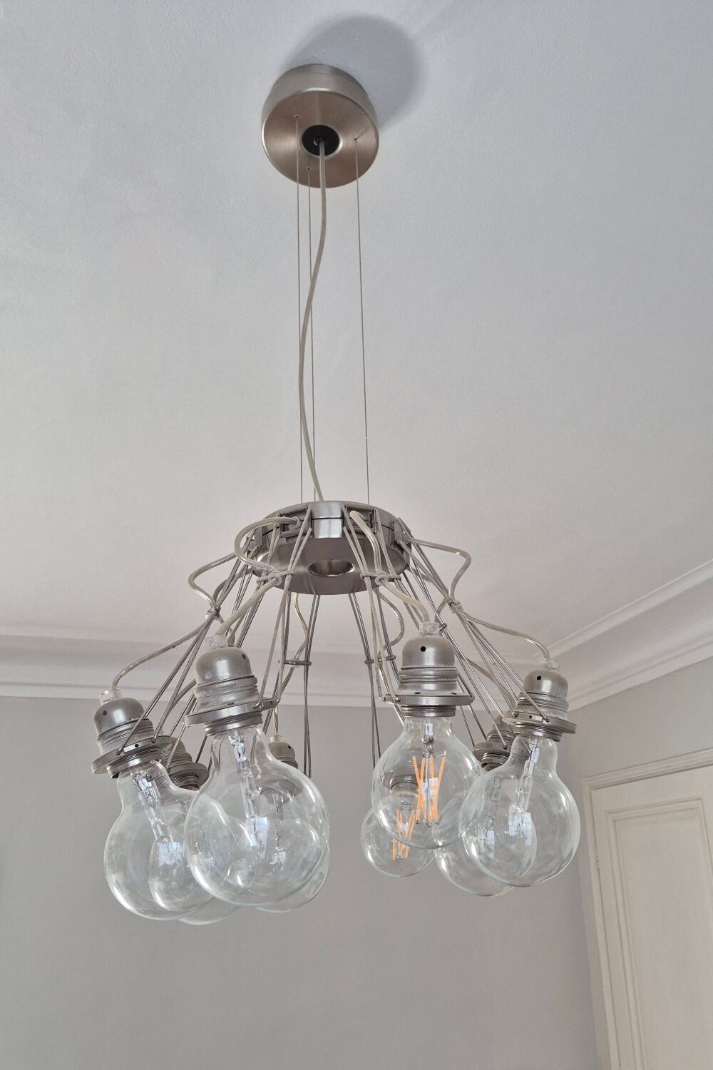 Suspension Lumina Matrix Otto nickel designer Yaacov Kaufman.