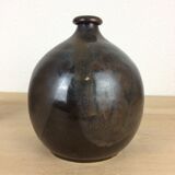 Pair of vases ball Scandinavian style, ceramic