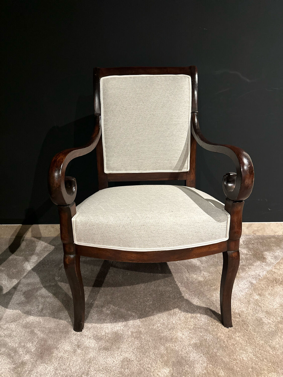 6 chairs from the Restauration period, circa 1815-1848