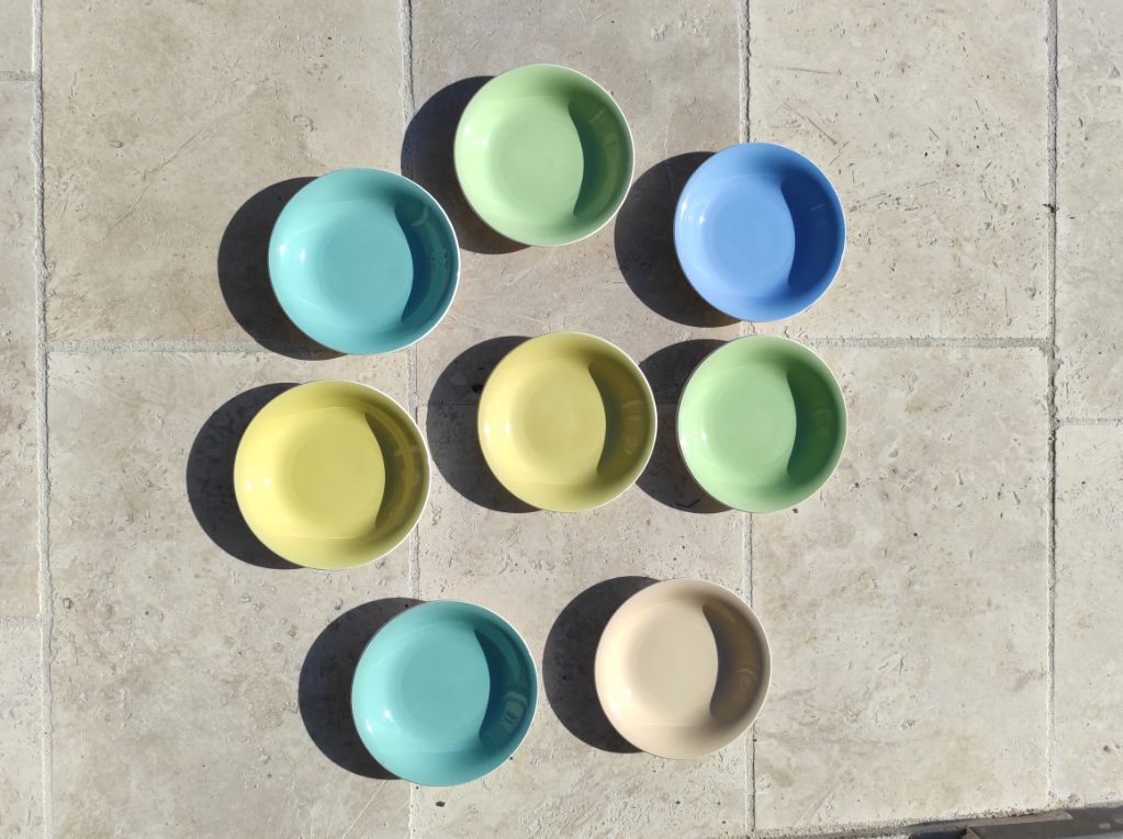 Vintage hollow plates