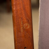 3-seat Danish sofa in teak, brass and fabric model 137-2 by Finn Juhl 1958