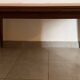 Grande table de ferme en chene des années 50 extensible