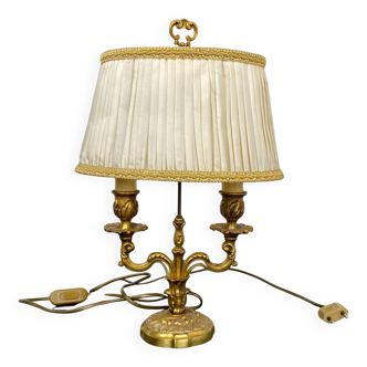 Lampe bouillote en bronze doré néoclassique, XIXème siècle