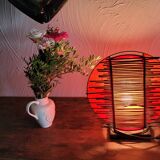 Lampe a poser orange vintage