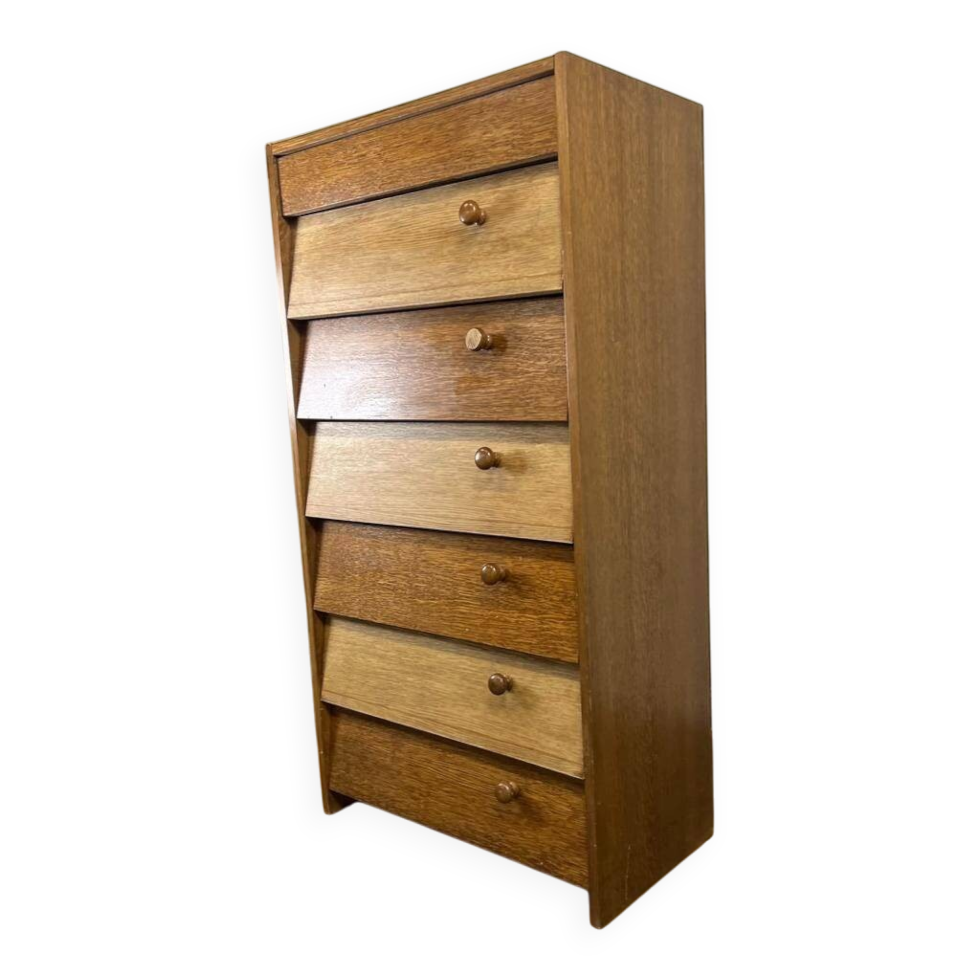 Vintage shoe cabinet / drop-down cabinet with drawer