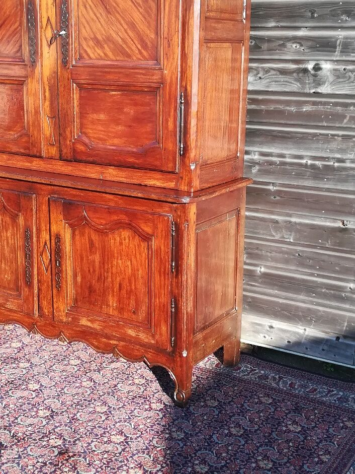 Buffet Two Bodies In Moulded Oak From 19th century