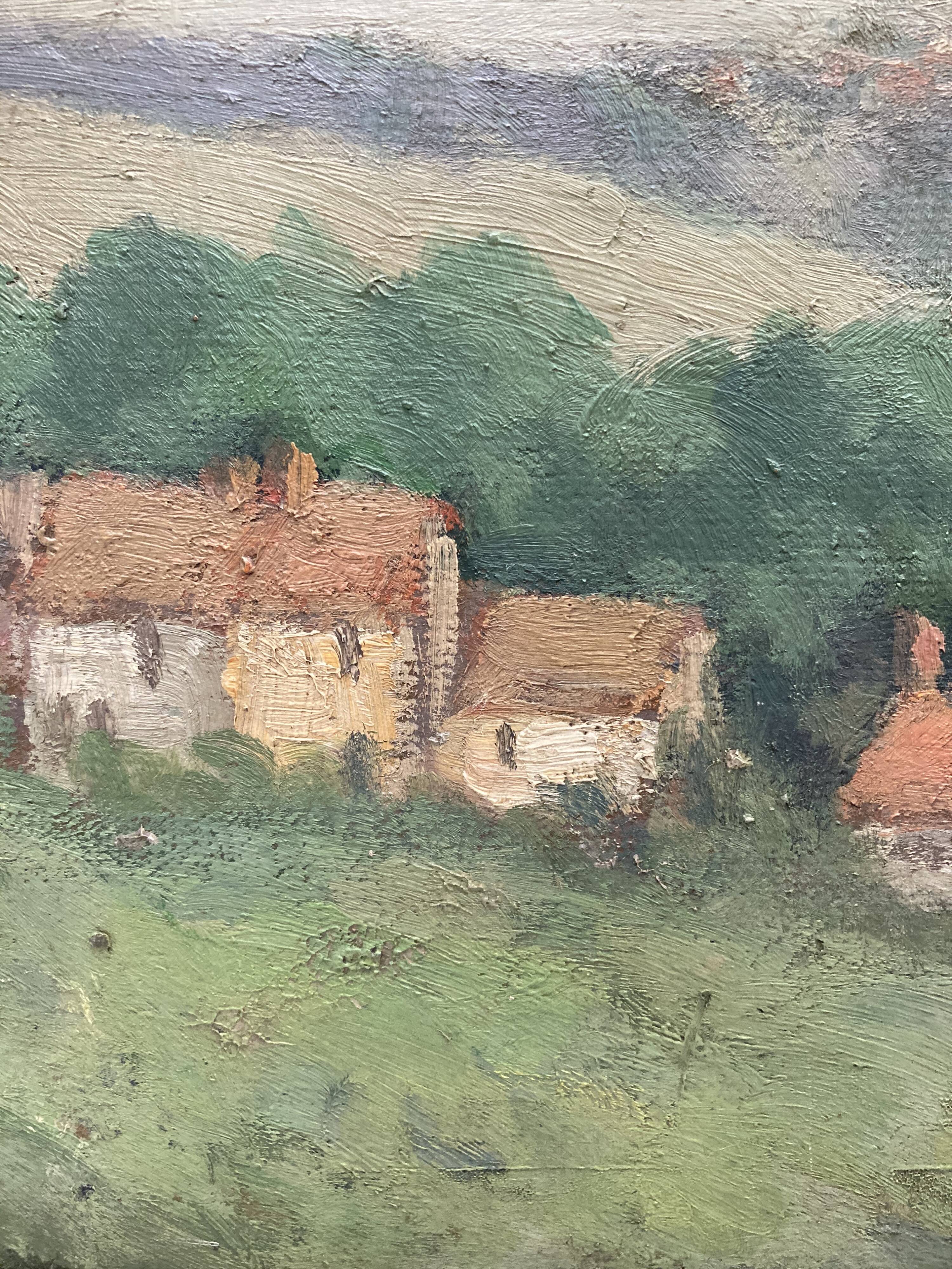 Signed landscape painting