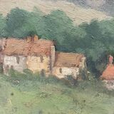 Signed landscape painting