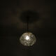 1970s pressed glass hanging lamp