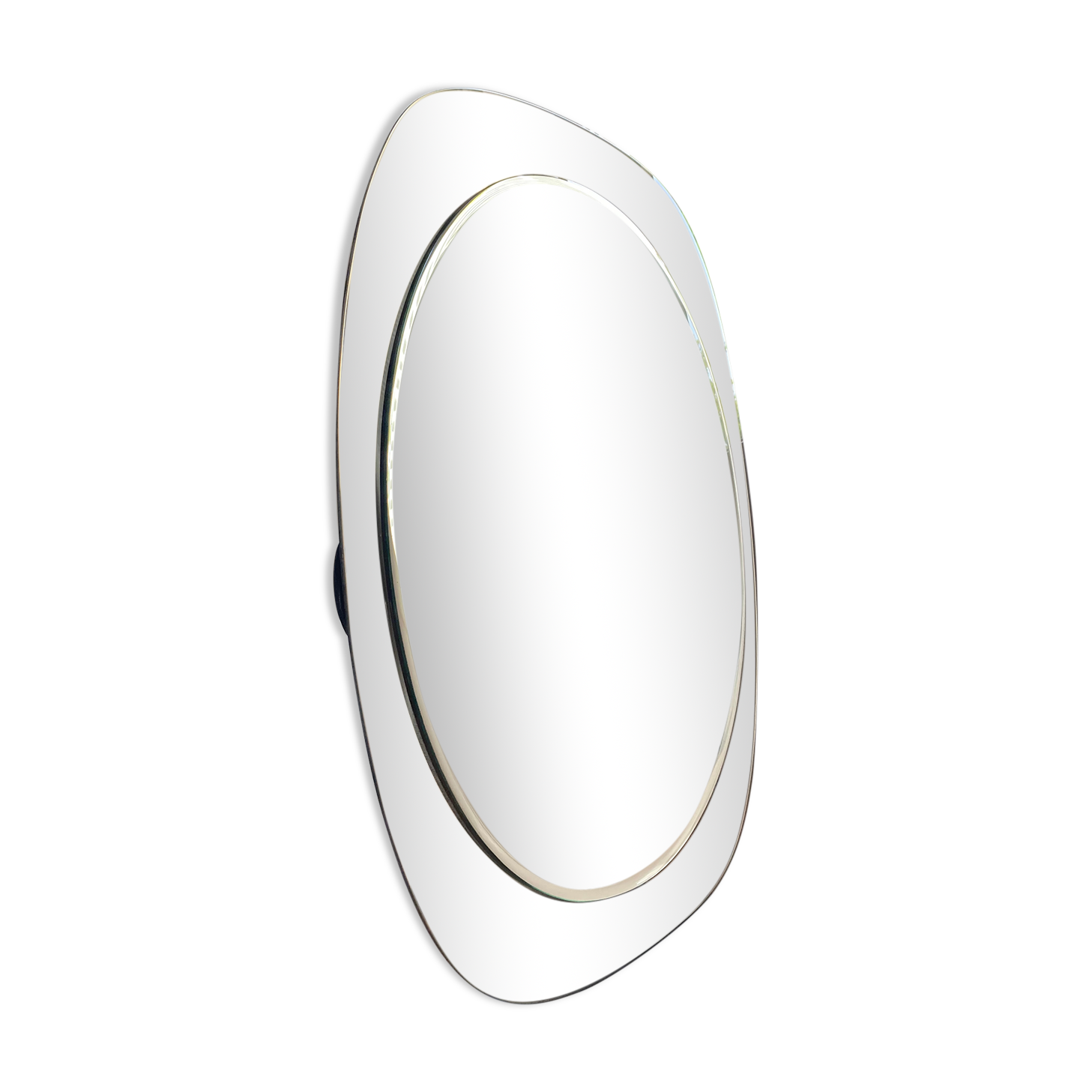 Vintage double shade mirror Veca