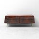 Vintage wooden sideboard with brass legs, 1960s design