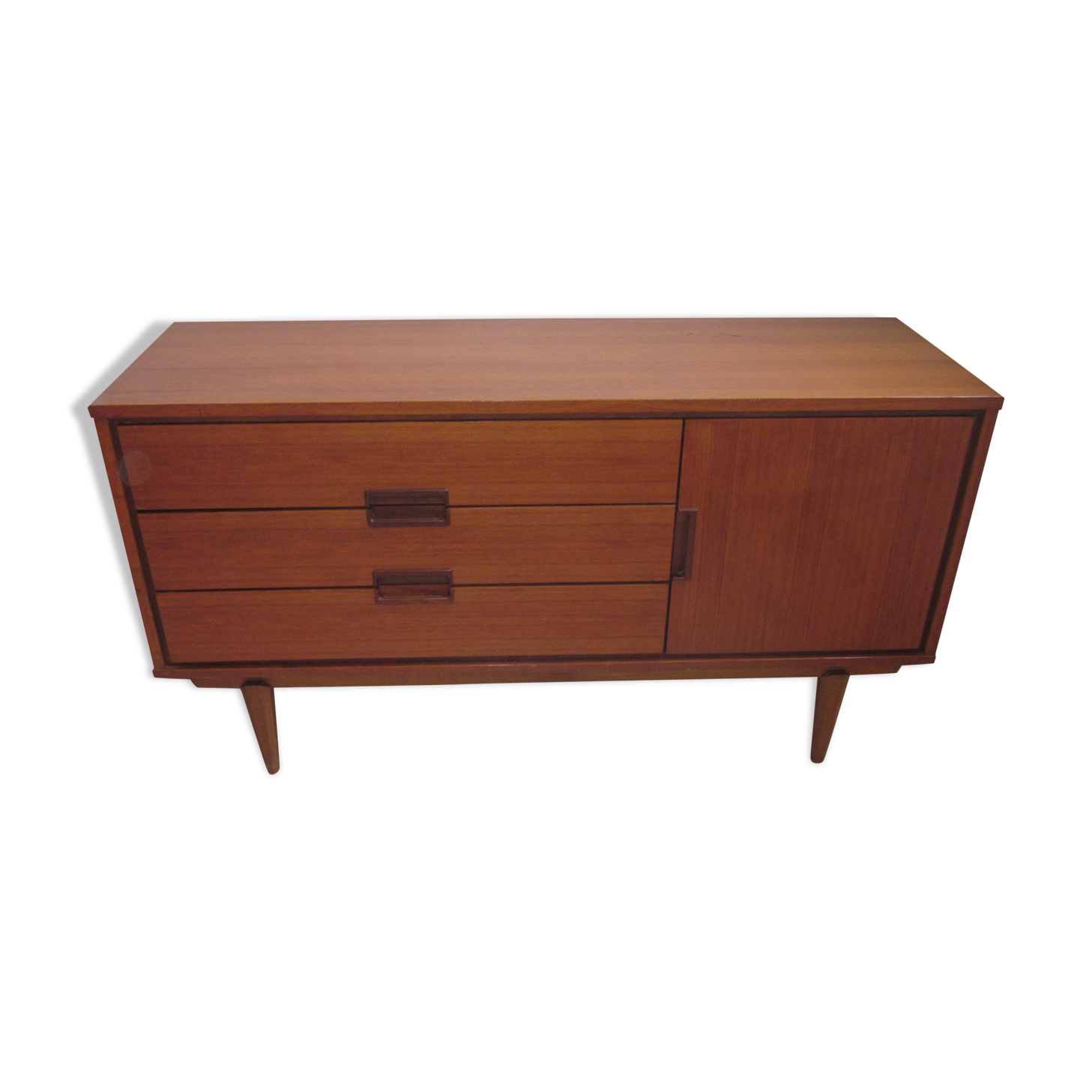 Scandinavian buffet of the 60s teak veneer