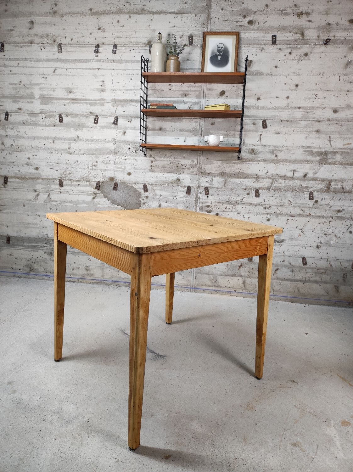 Square farmhouse table