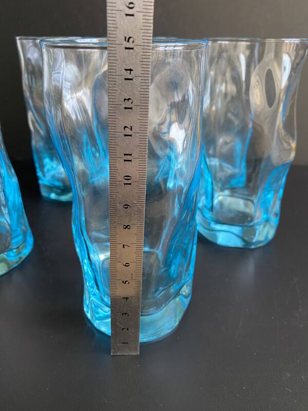 Magnifique lot de 6 verres vintage Bormioli Rocco