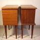 Deux tables de chevet années 60-70