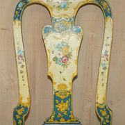 Paire de chaises Regency antiques et table assortie