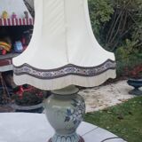Lampe décor fleurs