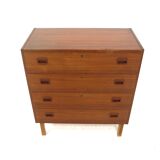 Scandinavian teak chest of drawers, Sweden, 1960