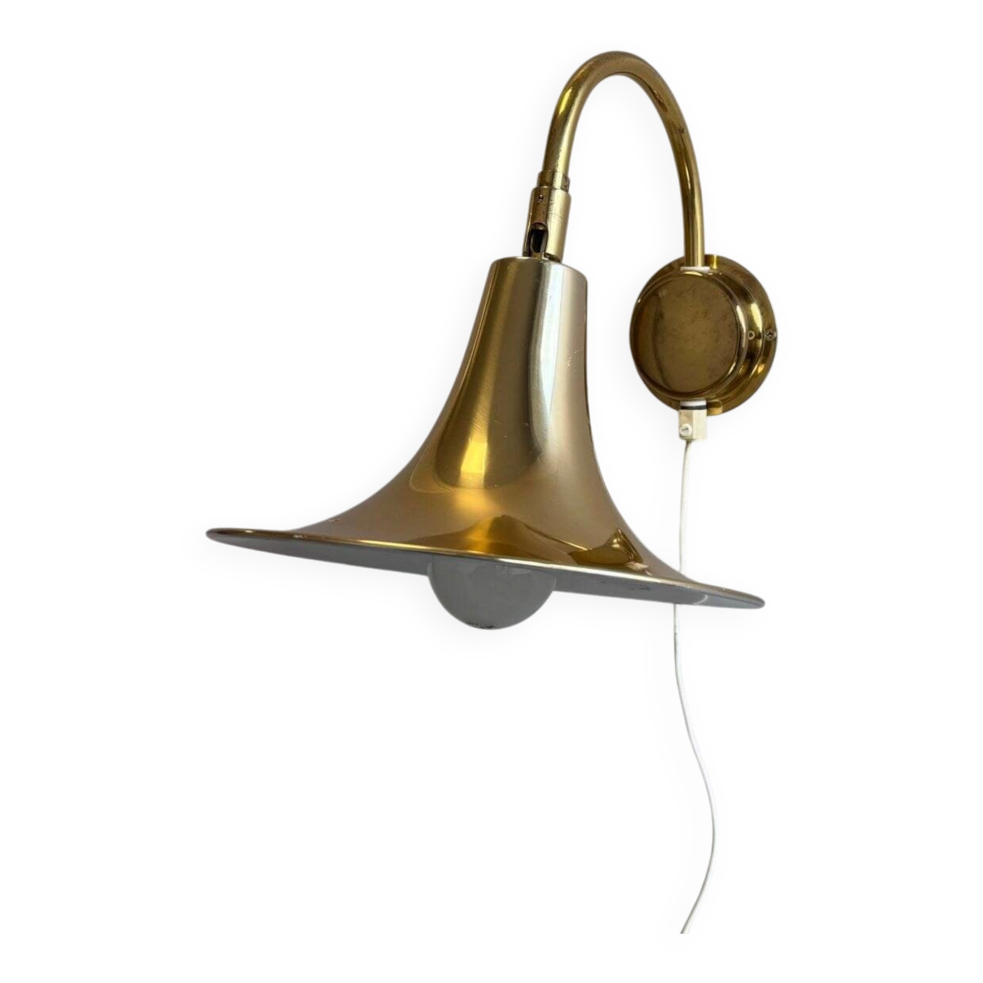 Vintage wall lamp brass