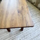 Walnut farmhouse table 2.10m from the 50s