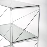 Isocèle metal shelf by Max Sauze, 1970s