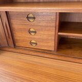 Secretary/writing cabinet in teak by Johannes Sorth for Nexø Møbelfabrik Bornholm 1960's.