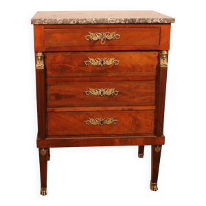 Commode sauteuse en acajou - empire