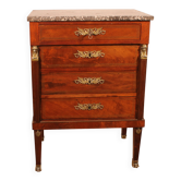 Commode sauteuse en acajou de style empire