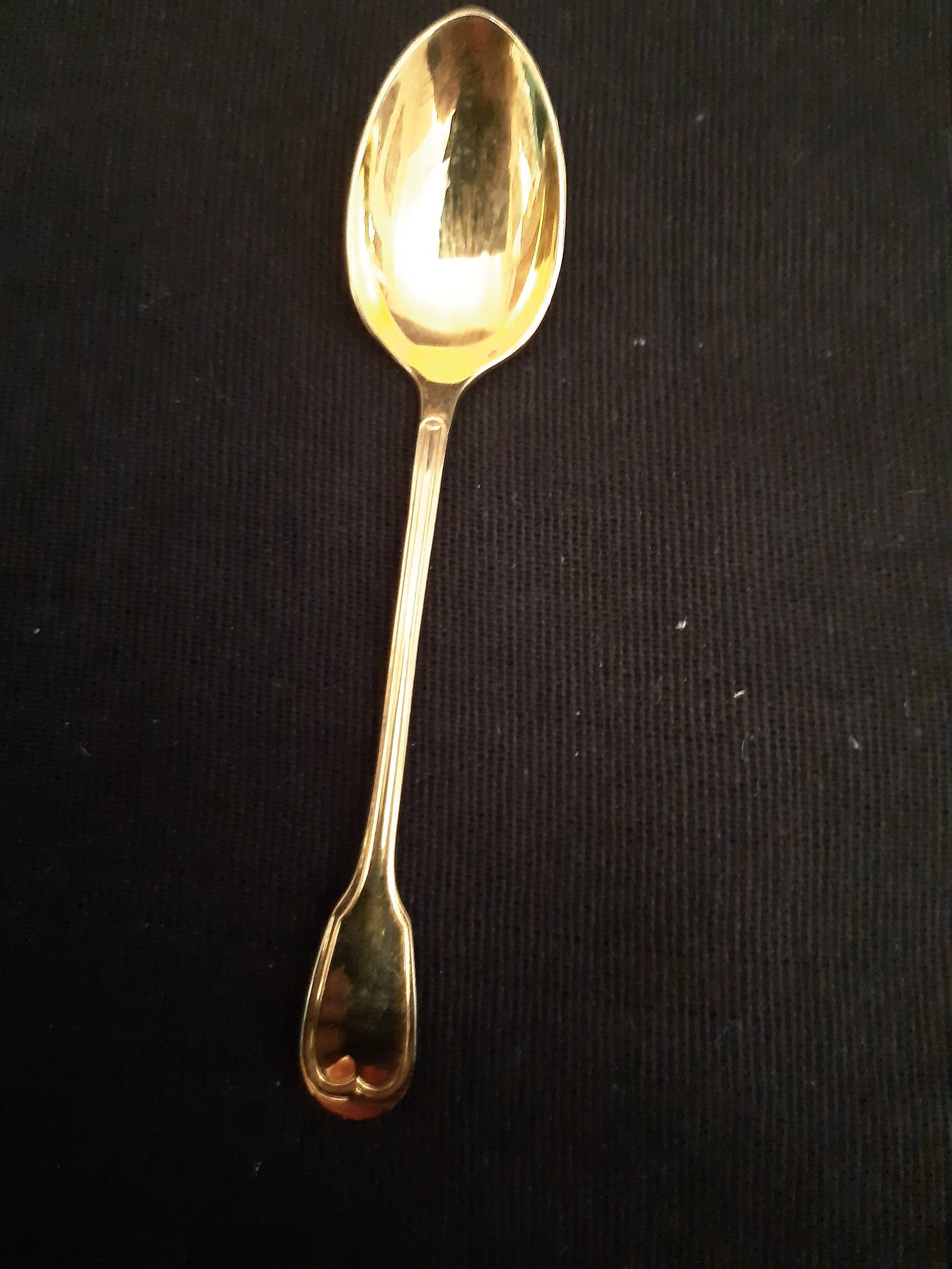 12 golden Moka spoons