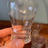 Lot de 5 verres cristal