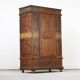 Painted folk art bridal wardrobe 1816