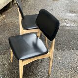 Pair of vintage Scandinavian chairs from the 60s