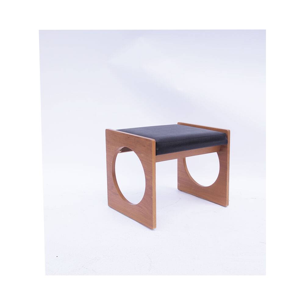 Tabouret, repose-pieds scandinave vintage