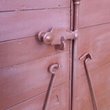 Pair of old openwork shutters