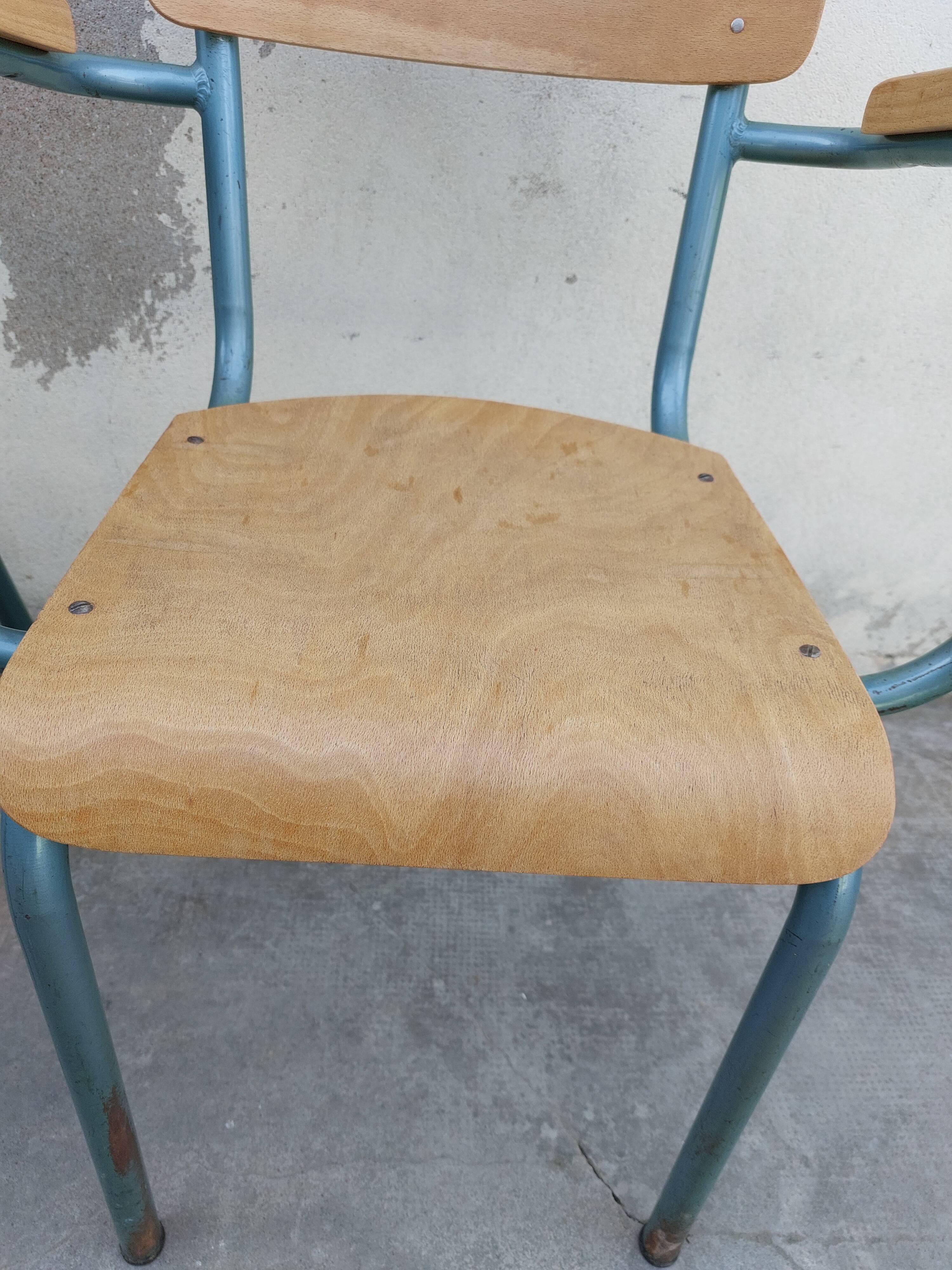 Pair of schoolmaster's chairs