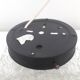 Ceiling lamp / vintage wall lamp - Molded glass - Square shape - 1970