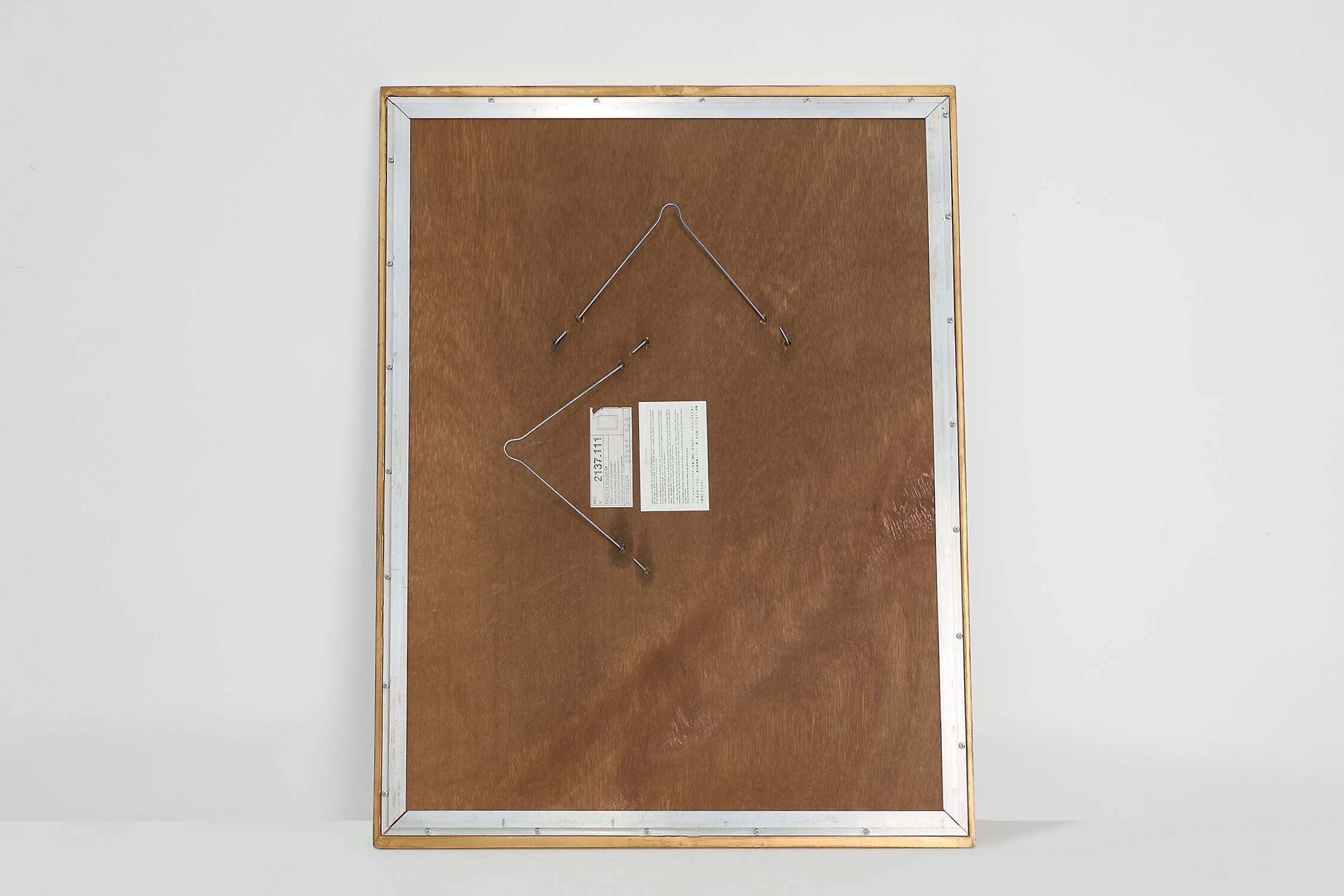 Large Hollywood Regency Deknudt Mirror in Gilt Frame, Belgium, 20th century