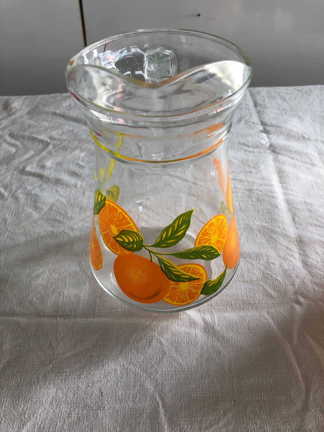 Service orangeade Vintage (cruche et 5 verres)