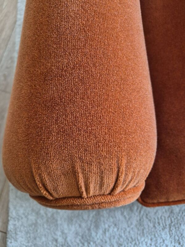 Lot de 2 fauteuils club moustache en velours
