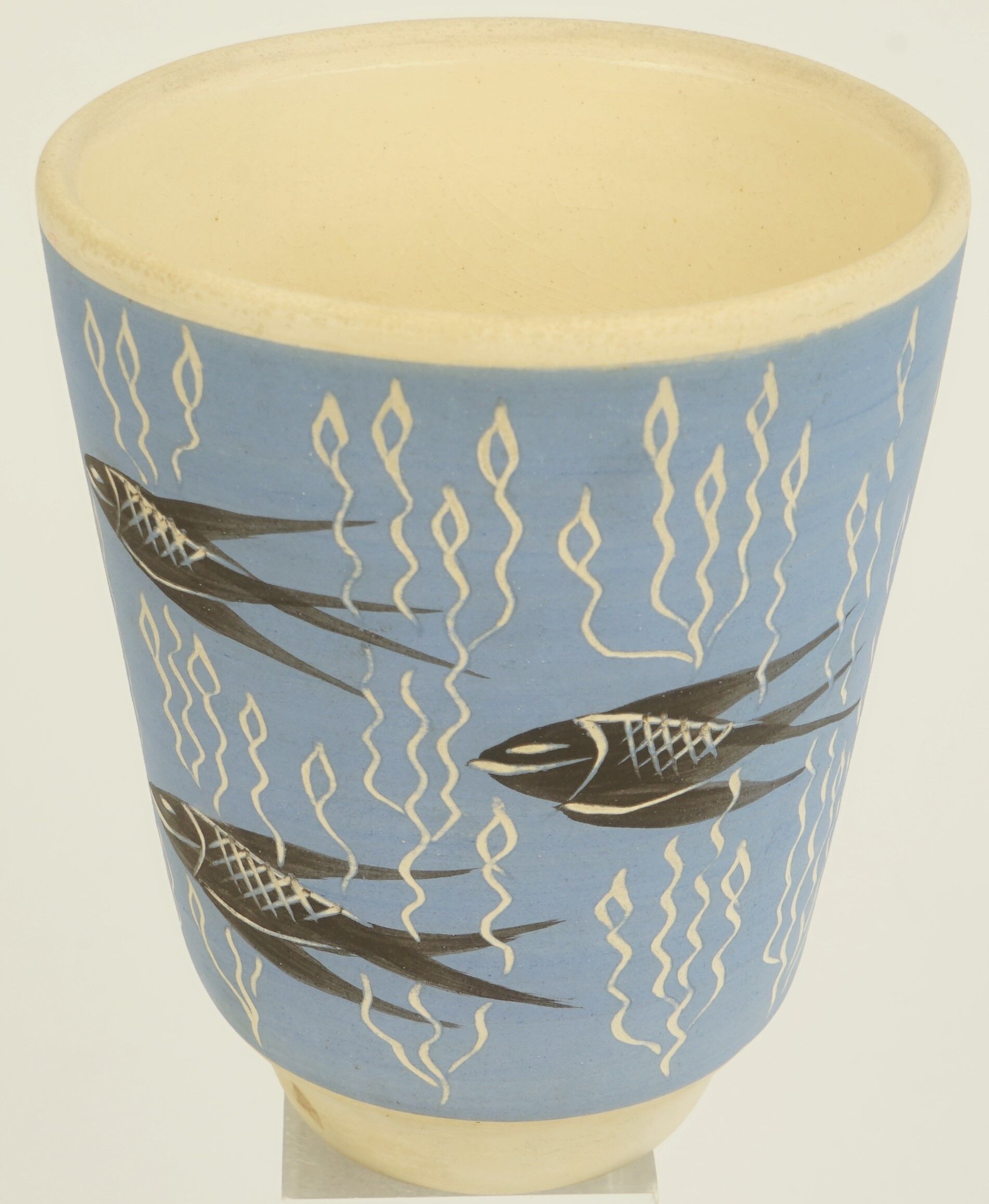 Vase céramique Bernard Moss Mevagissey pottery, Angleterre