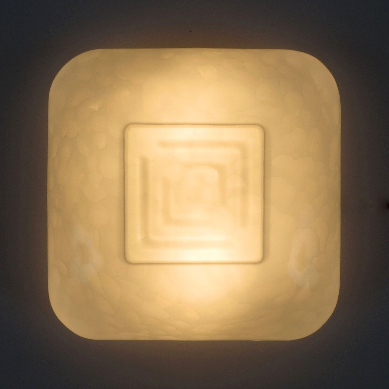 Lot de 2 appliques en verre marbré, années 1980