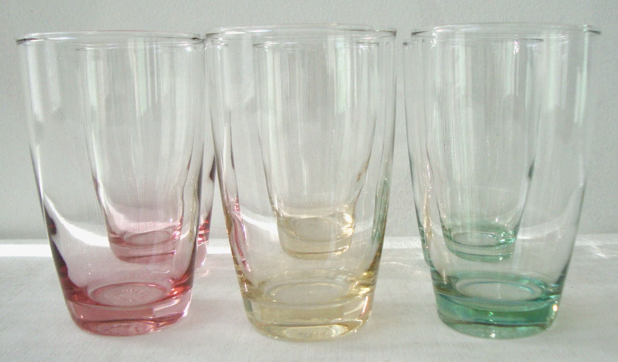 Set of 6 vintage water glasses Lesieur