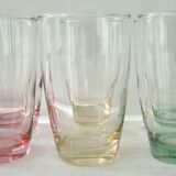 Set of 6 vintage water glasses Lesieur