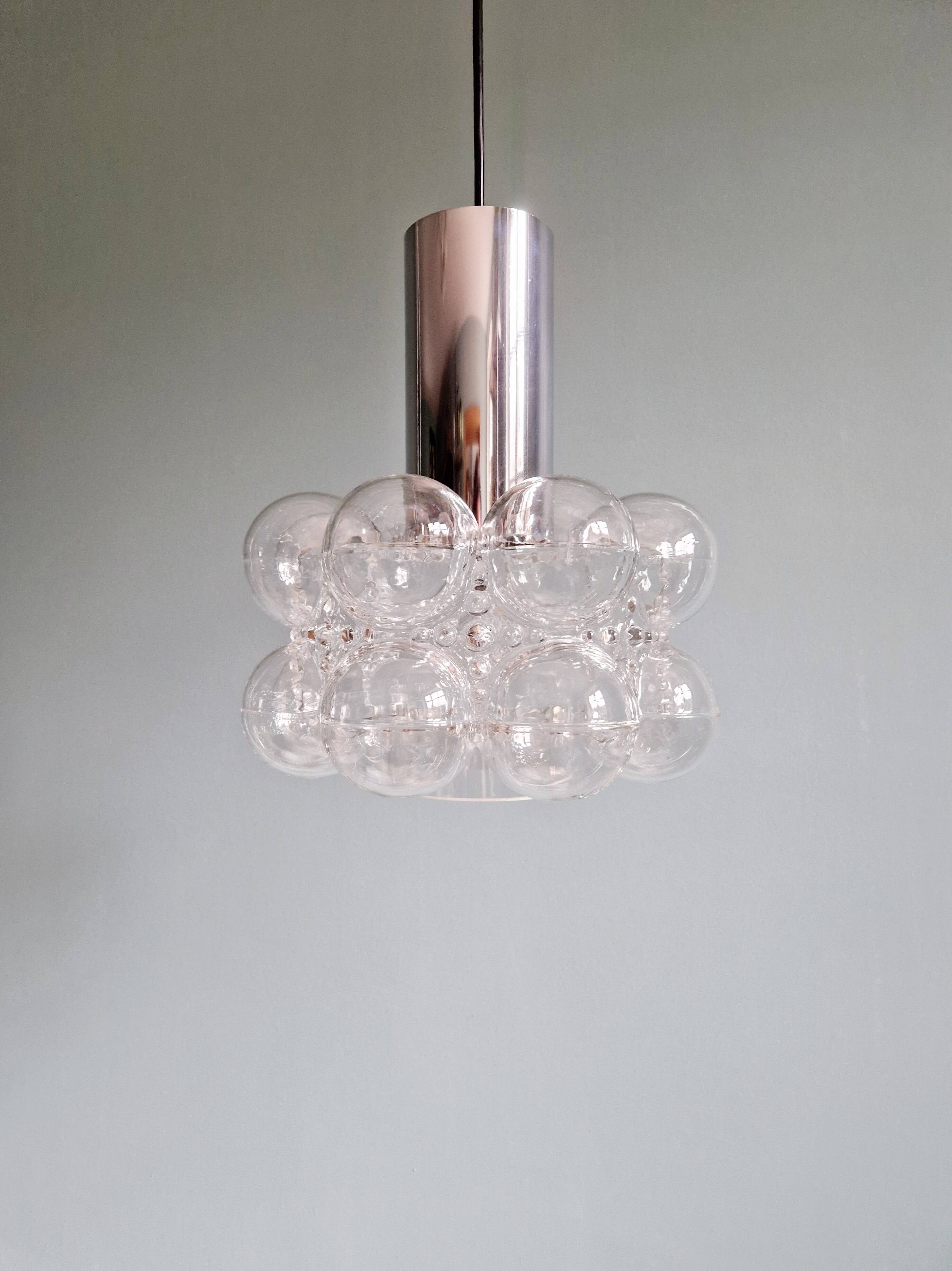 Suspension Bubble glass, design Helena Tynell, 1970
